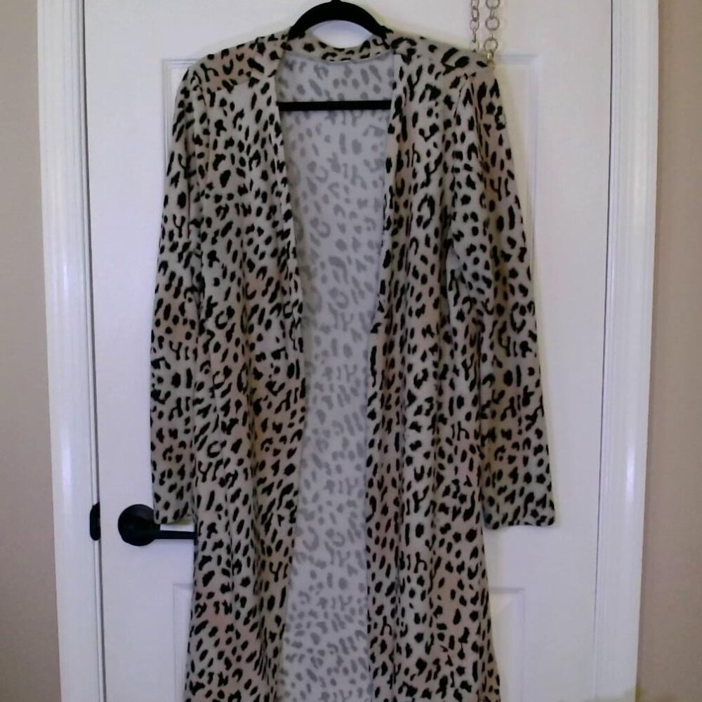 Leopard Cardigan Sweater